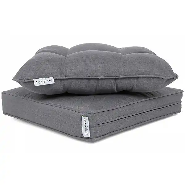 Кутовий набір садових меблів Alicante White / Grey правий