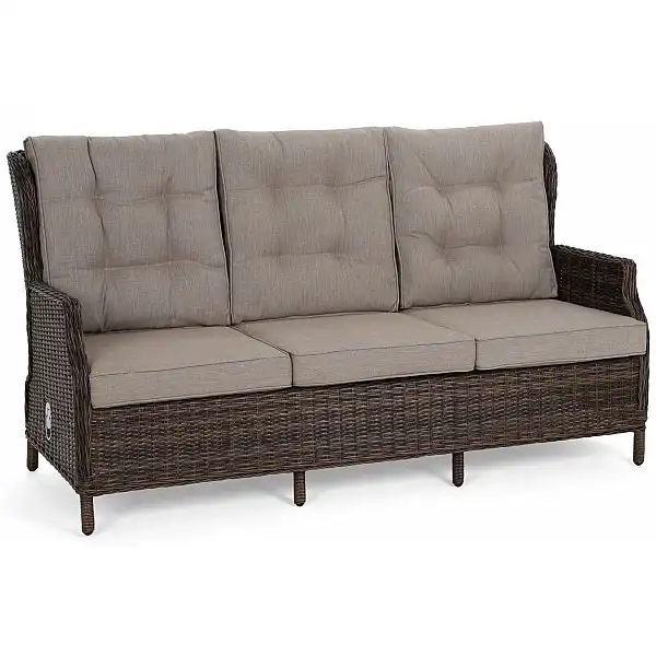 Садові меблі з техноратангу Trivento Plus Brown Mat / Brown Melange