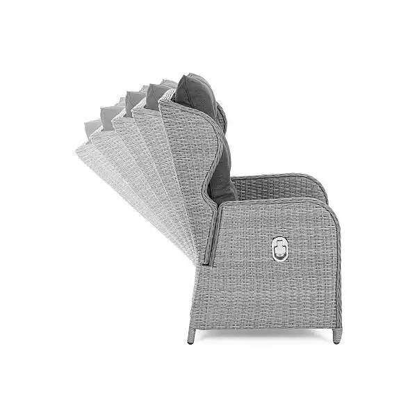 Садові меблі з техноратангу Sofia Light Grey / Grey Melange