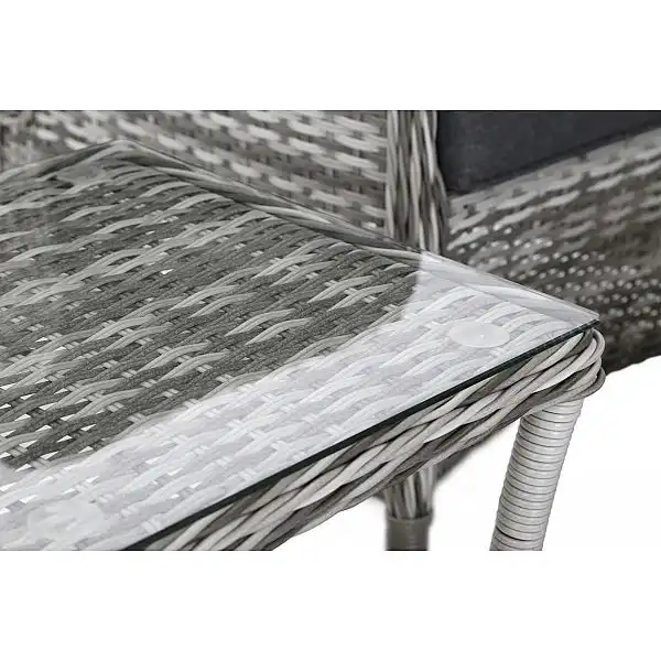 Садові меблі з техноратангу Sofia Light Grey / Grey Melange
