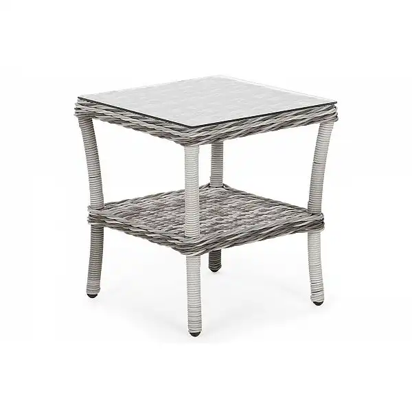 Садові меблі з техноратангу Sofia Light Grey / Grey Melange