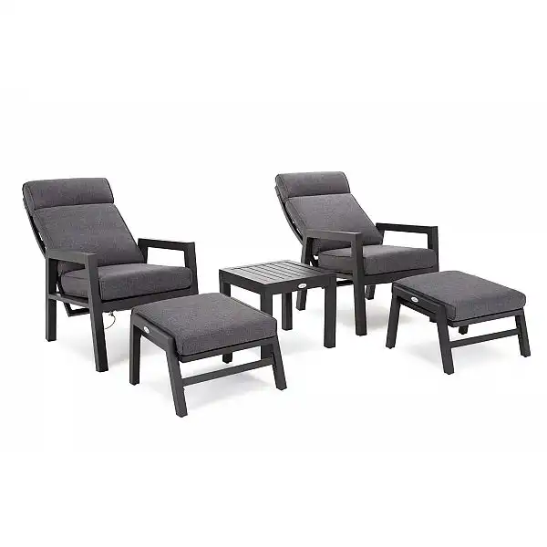 Алюмінієві садові меблі Morton Dark Grey / Grey