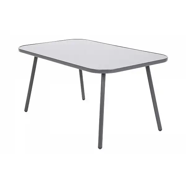 Садові металеві меблі Casablanca 145 см Grey / Black 6+1