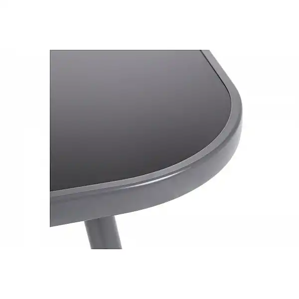 Садові металеві меблі Casablanca 145 см Grey / Black 6+1
