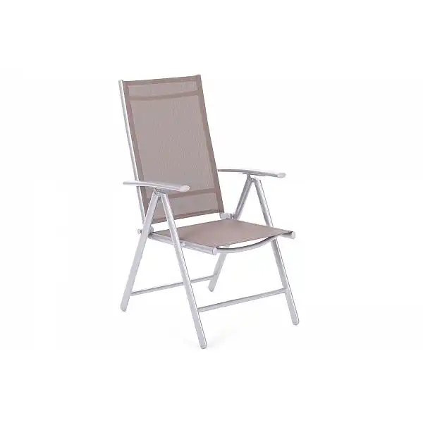 Алюмінієві садові меблі Capri 145 см Silver / Light Grey Ibiza Basic Silver / Taupe 6+1