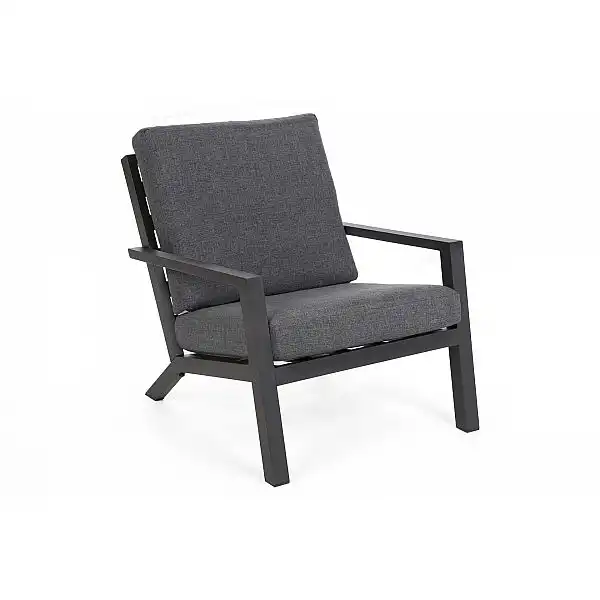 Алюмінієві садові меблі Boston Dark Grey / Grey