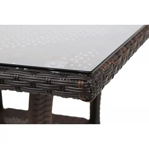 Садові меблі з техноротангу Sumba Square Brown 4+1