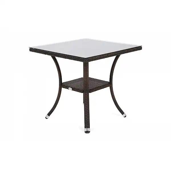 Садові меблі з техноротангу Sumba Square Brown 4+1