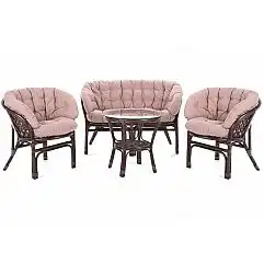 Подушки меблеві з ротанга Bahama Cappuccino 3+1
