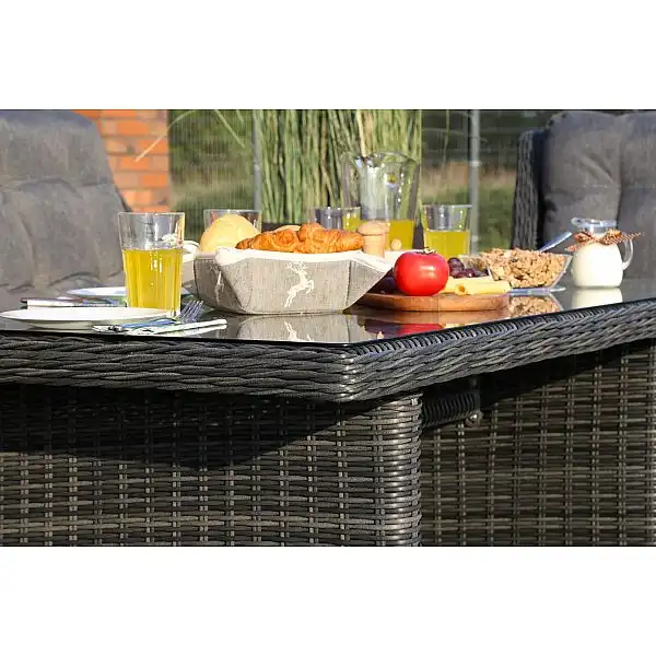 Садові меблі з техноротангу Alicante Brown Mat / Brown Melange