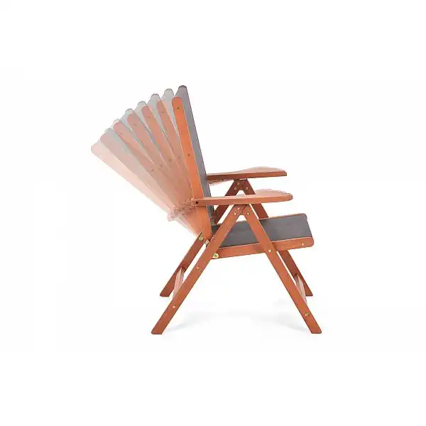 Садові дерев'яні меблі Meranti Black 150+50 см II. видів