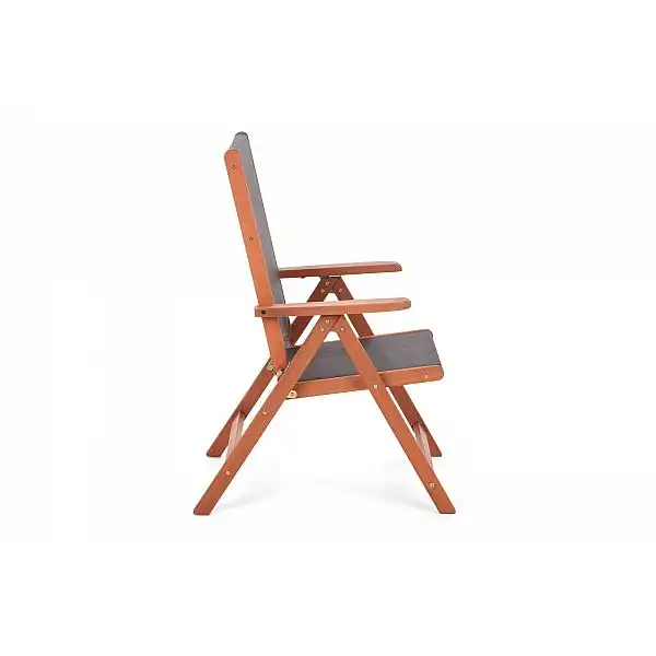 Садові дерев'яні меблі Meranti Black 150+50 см II. видів