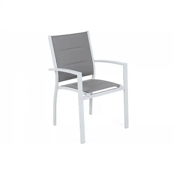 Алюмінієві садові меблі Venosa Silver / Grey 10+1