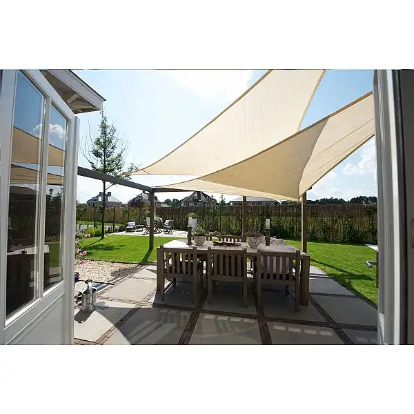 Сонцезахисний кожух трикутний 500 см бежевий