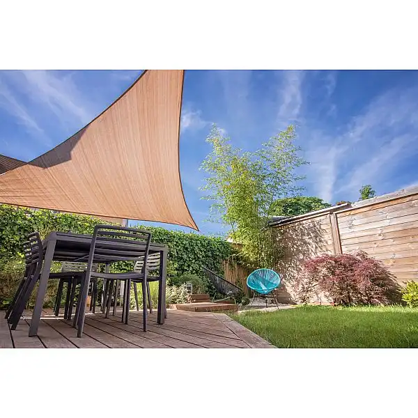 Сонцезахисний кожух трикутний 500 см бежевий