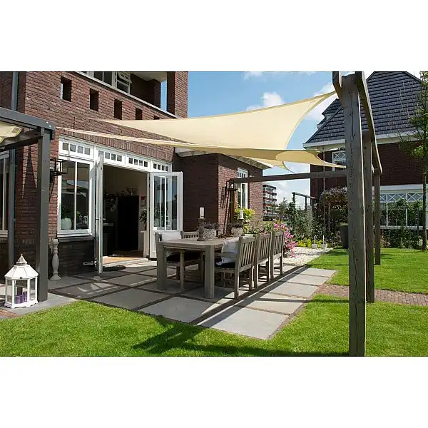 Сонцезахисний кожух трикутний 500 см бежевий