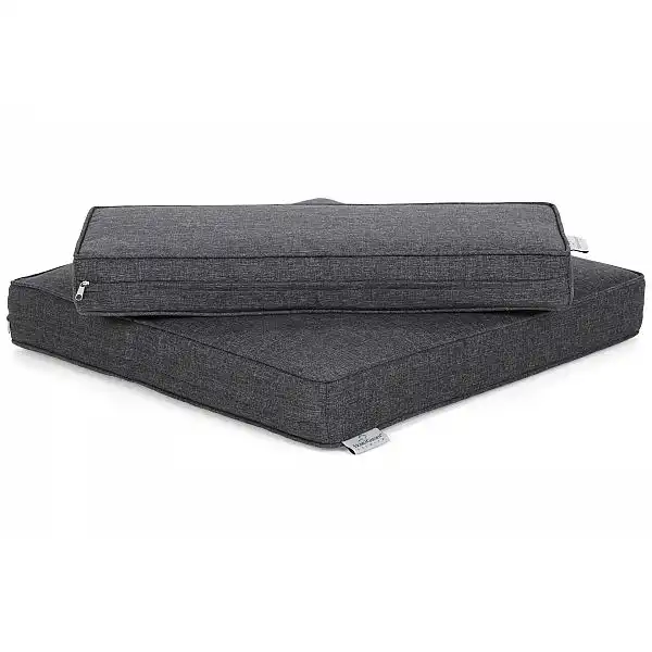 Кутовий диван Kansas Maxi Grey / Grey Melange з техноратангу