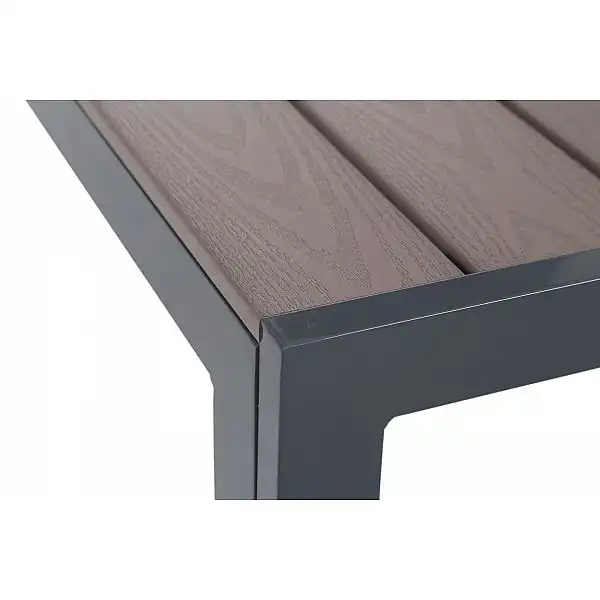 Алюмінієві садові меблі Ibiza 185 см сірий / платиновий сірий 8+1 II. видів