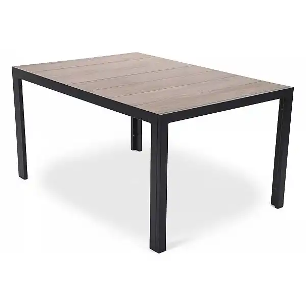 Алюмінієві садові меблі Capri 145 см Black / Sand Ibiza Black / Black 6+1