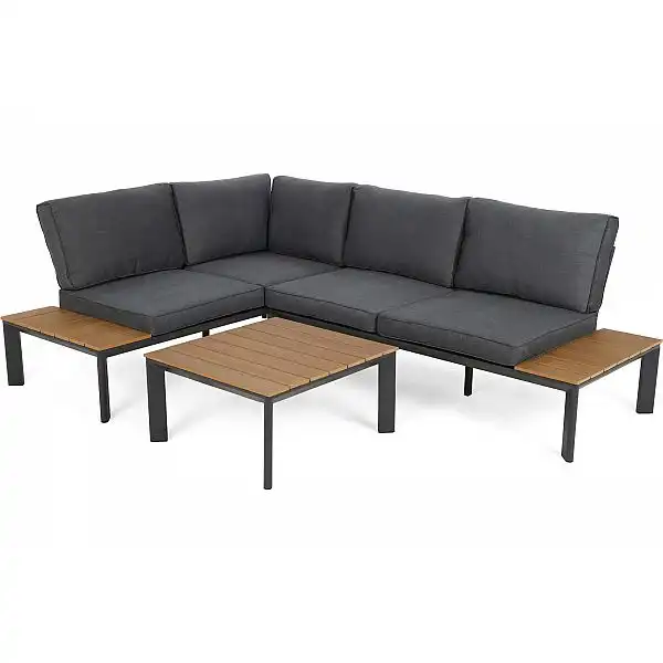 Алюмінієвий садовий куточок Nicea Темно-сірий / Сірий