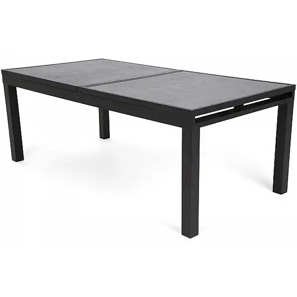 Комплект садових меблів Salerno Dark Grey 8+1 з алюмінію