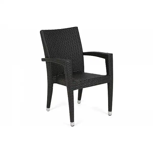 Комплект садових меблів Salerno Dark Grey 8+1 з алюмінію