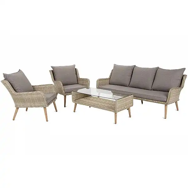 Садовая мебель из техноротанга Almeria Beige/Beige Melange