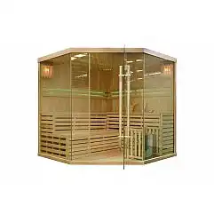 EA5 кутова фінська сауна з піччю, виставкова площа