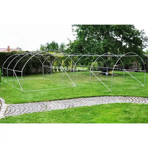 Фольгований тунель 300 х 800 см (24 м²) каркас + біла фольга