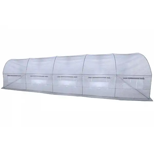 Фольгований тунель 300 х 800 см (24 м²) каркас + біла фольга