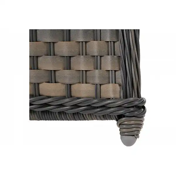 Алюмінієві садові меблі Capri 145 см Black / Light Grey Dallas Brown / Taupe 6+1