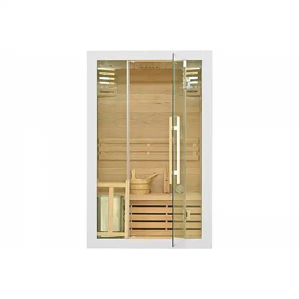 Фінська сауна TG2 Біла з нагрівачем II. видів