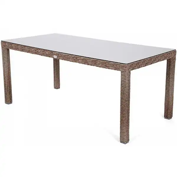 Садові меблі з техноротангу Bristol 180 см Ginger / Brown Melange 6+1