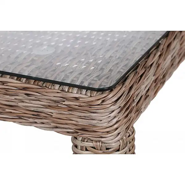 Садові меблі з техноротангу Bristol 180 см Ginger / Brown Melange 6+1