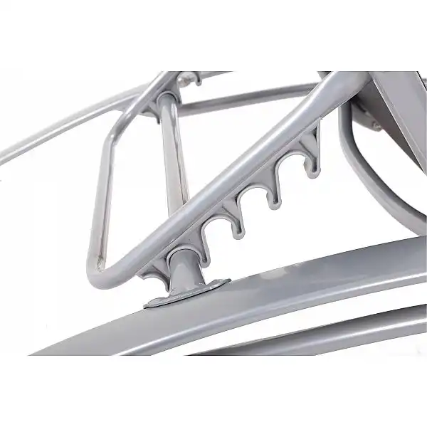 Садовий лежак Aruba Silver/Black