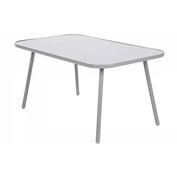 Садові металеві меблі Casablanca 145 см Silver / Grey 6+1
