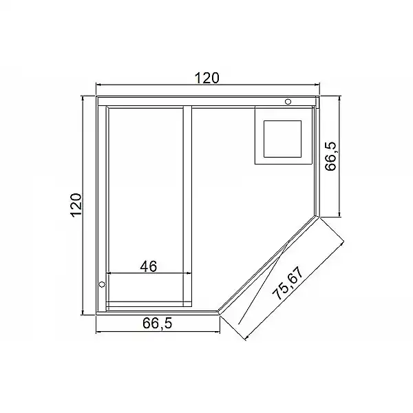 TG2C Природний куточок Фінська сауна з каменкою, 2-міс