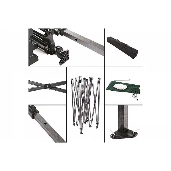 Торговий намет 450 х 300 см червоний