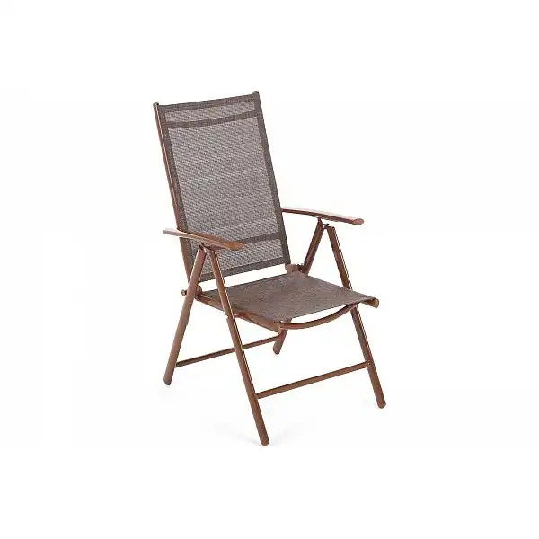 Алюмінієві садові меблі Ibiza 150 см Коричневий / Коричневий 6+1