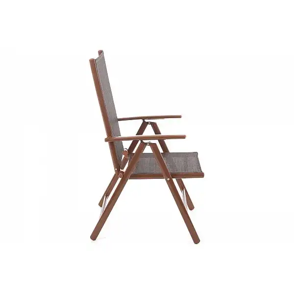 Алюмінієві садові меблі Ibiza 150 см Коричневий / Коричневий 6+1