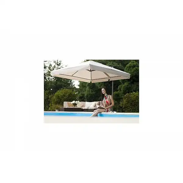 Парасолька садова Litex Garden Rio 300 см Silver / Green