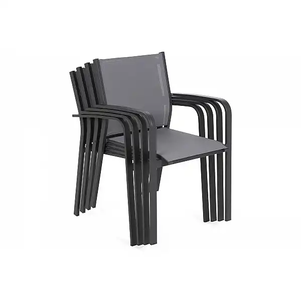 Алюмінієві садові меблі Catania Square Grey / Window Grey 8+1 II. видів
