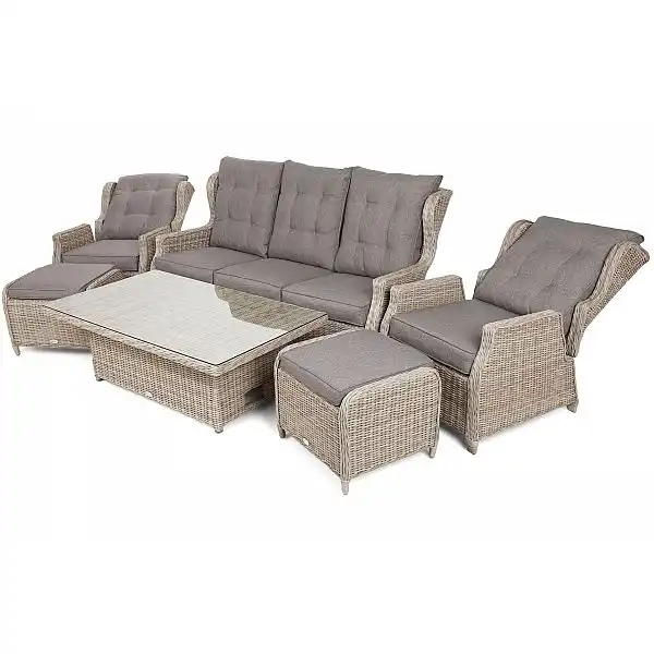 Садові меблі з техноратанга Memphis Beige / Beige Melange