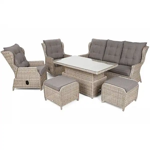 Садові меблі з техноратанга Memphis Beige / Beige Melange