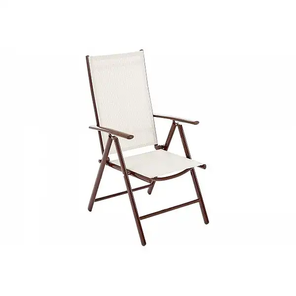 Садові меблі Ibiza алюмінієві 150 см Коричневий / Екрю 6+1