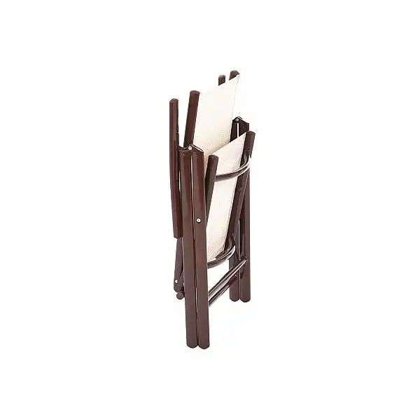 Садові меблі Ibiza алюмінієві 150 см Коричневий / Екрю 6+1