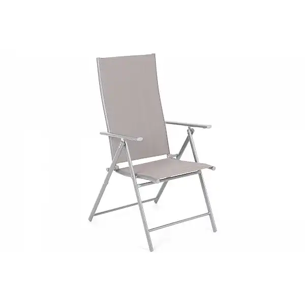 Садові меблі Casablanca металеві 150 см Silver / Taupe 6+1
