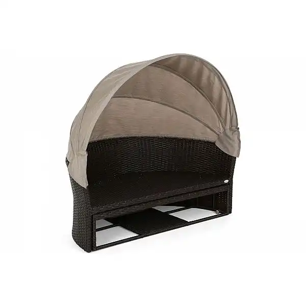 Садовий диван з балдахіном Sydney Beige / Brown Melange