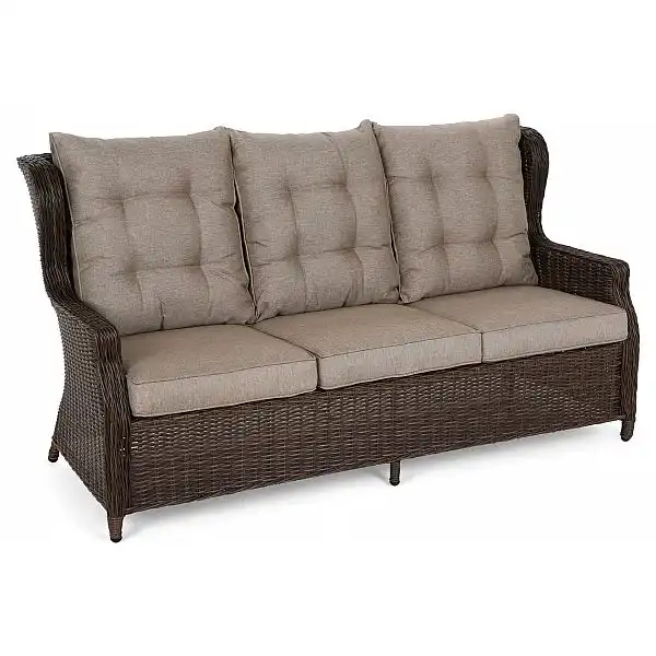 Садові меблі з техноротангу Memphis Brown Mat / Brown Melange