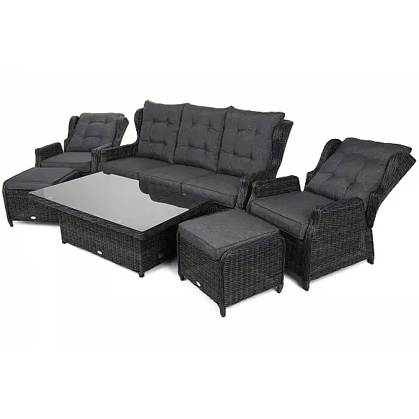 Садові меблі з техноротангу Memphis Grey / Grey Melange